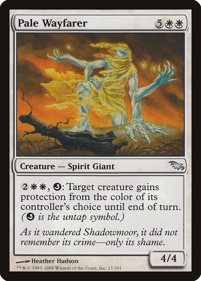 Pale Wayfarer [Shadowmoor] (SHM 17)
