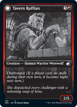 Tavern Ruffian // Tavern Smasher [Innistrad: Double Feature] (DBL 163)