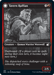 Tavern Ruffian // Tavern Smasher [Innistrad: Double Feature] (DBL 163)