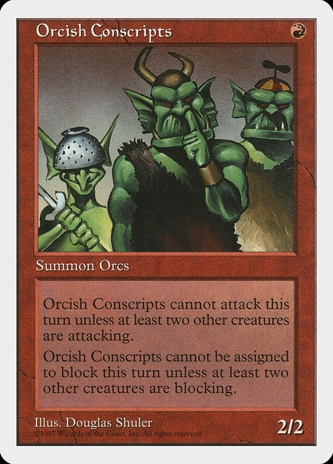Orcish Conscripts [Fifth Edition] (5ED 255)