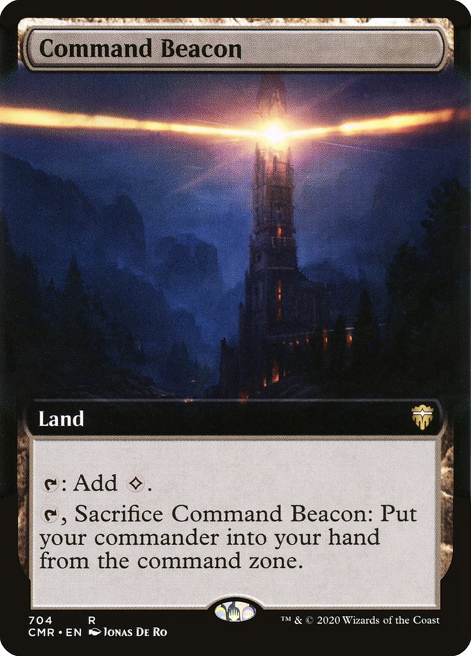 Command Beacon (Extended Art) [Commander Legends] (CMR 704)