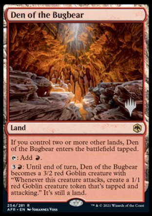Den of the Bugbear (Promo Pack) [Dungeons & Dragons: Adventures in the Forgotten Realms Promos] (PAFR 254)
