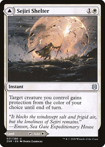 Sejiri Shelter // Sejiri Glacier [Zendikar Rising] (ZNR 37)