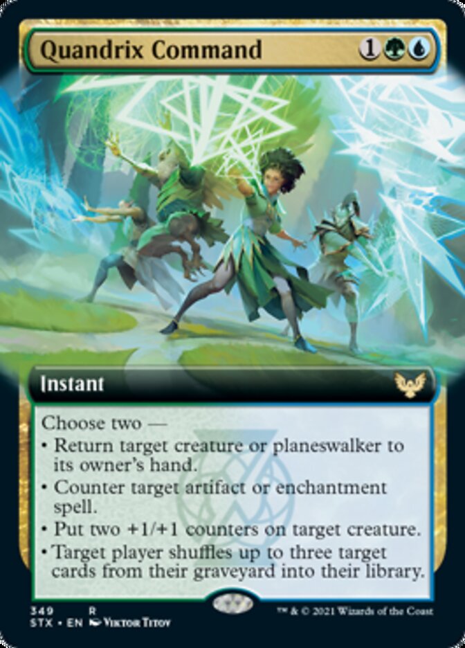 Quandrix Command (Extended) [Strixhaven: School of Mages] (STX 349)