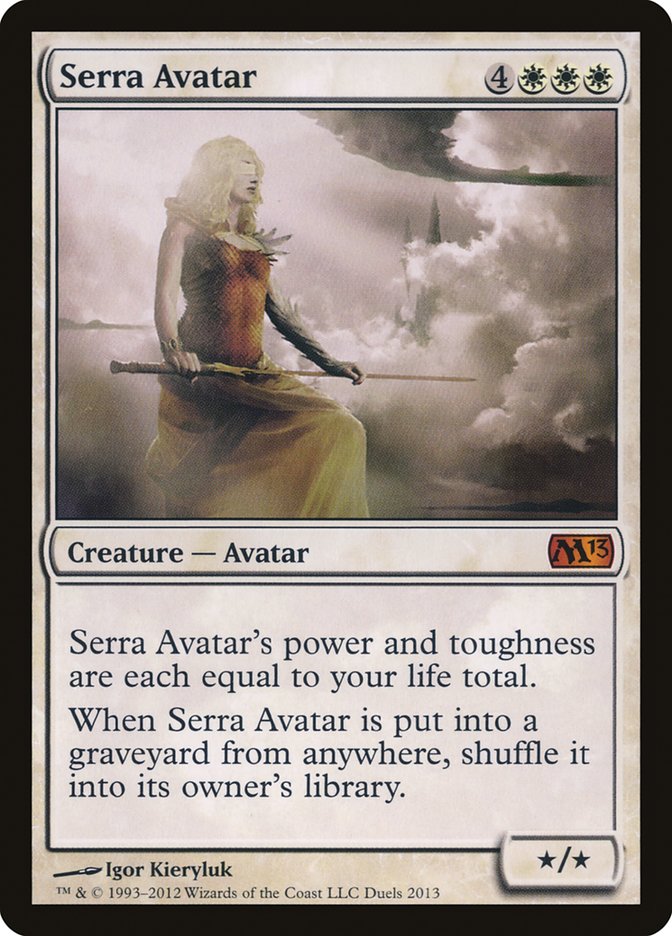 Serra Avatar (Duels of the Planeswalkers Promos) [Duels of the Planeswalkers Promos 2012] (PDP12 2)