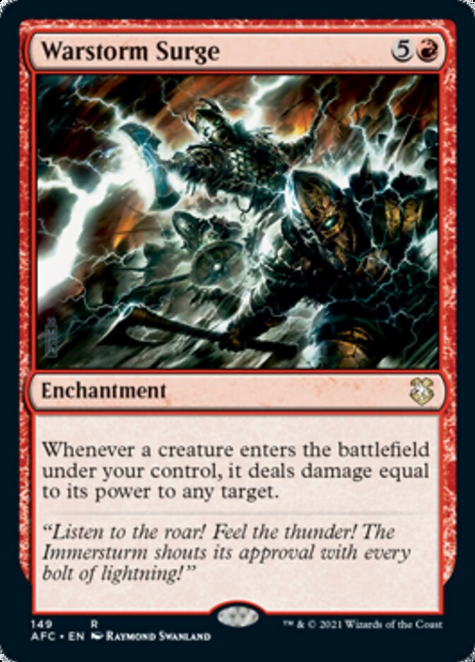 Warstorm Surge [Dungeons & Dragons: Adventures in the Forgotten Realms Commander] (AFC 149)
