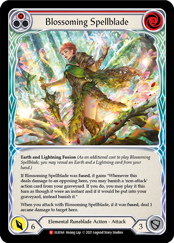Blossoming Spellblade [ELE064] 1st Edition Normal