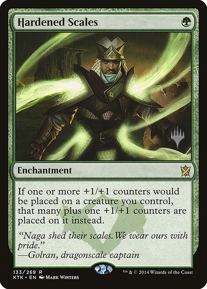 Hardened Scales (Promo Pack) [Khans of Tarkir Promos] (PKTK 133P)