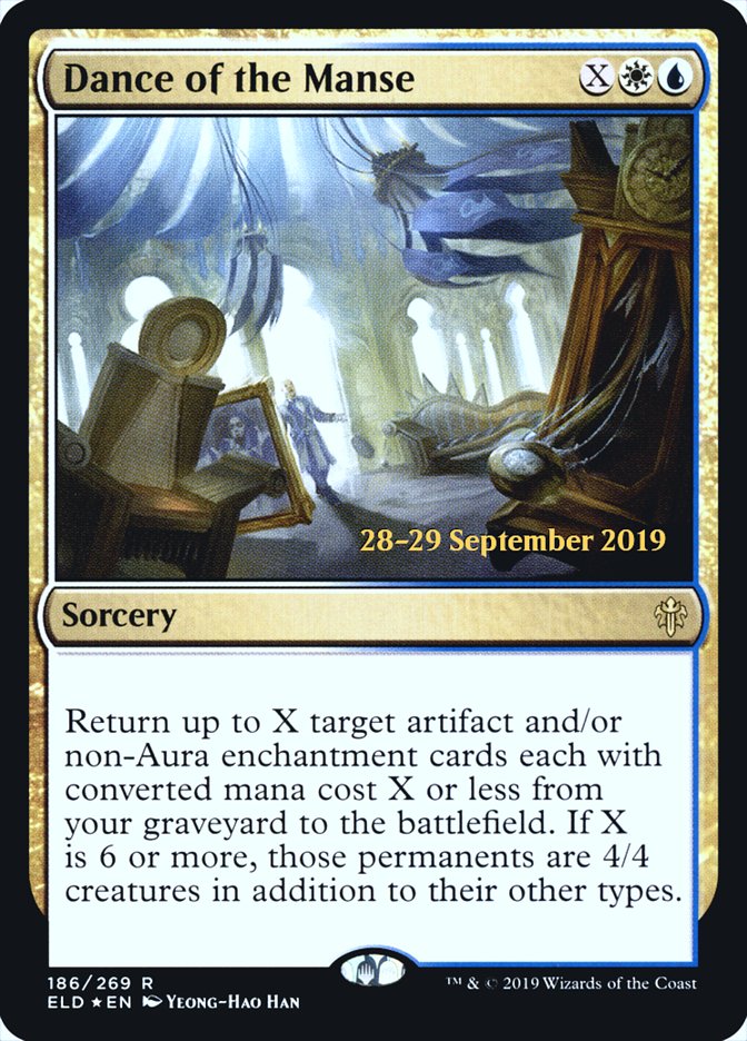 Dance of the Manse  [Throne of Eldraine Prerelease Promos] (PELD 186S)