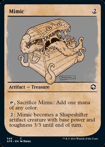 Mimic (Showcase) [Dungeons & Dragons: Adventures in the Forgotten Realms] (AFR 349)