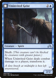 Uninvited Geist // Unimpeded Trespasser [Shadows over Innistrad] (SOI 94)