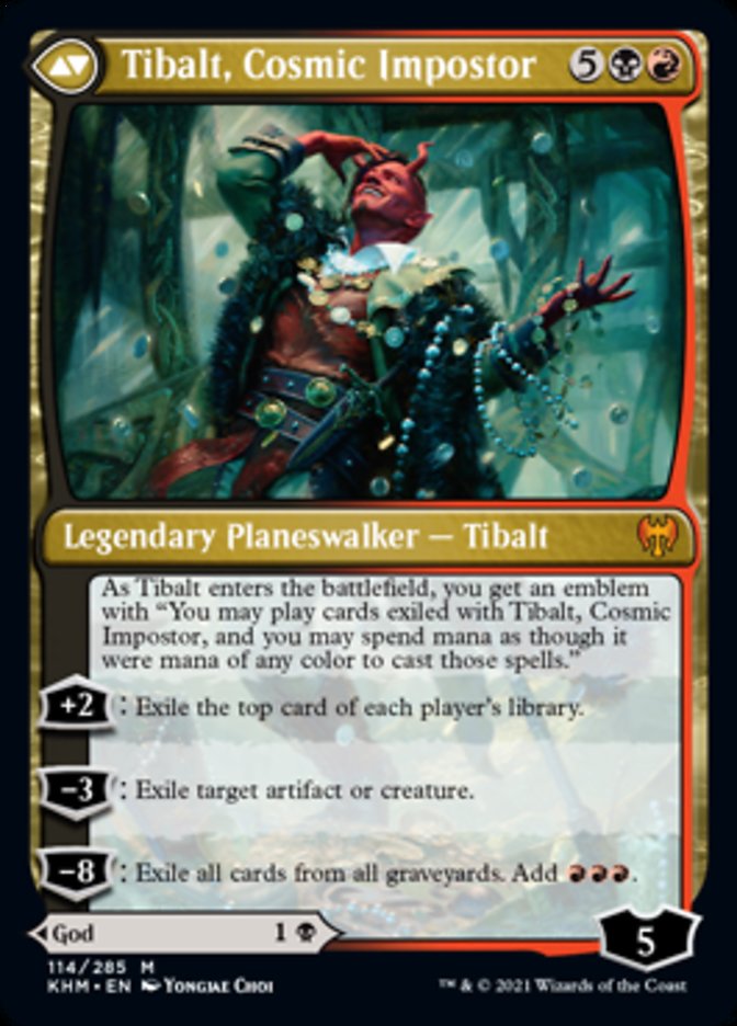 Valki, God of Lies // Tibalt, Cosmic Impostor [Kaldheim] (KHM 114)
