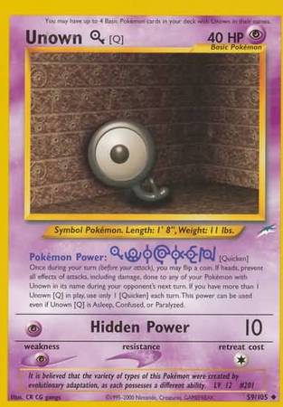 Unown [Q] (59/105) [Neo Destiny]