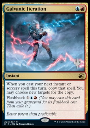 Galvanic Iteration (Promo Pack) [Innistrad: Midnight Hunt Promo Pack] (PMID 224)