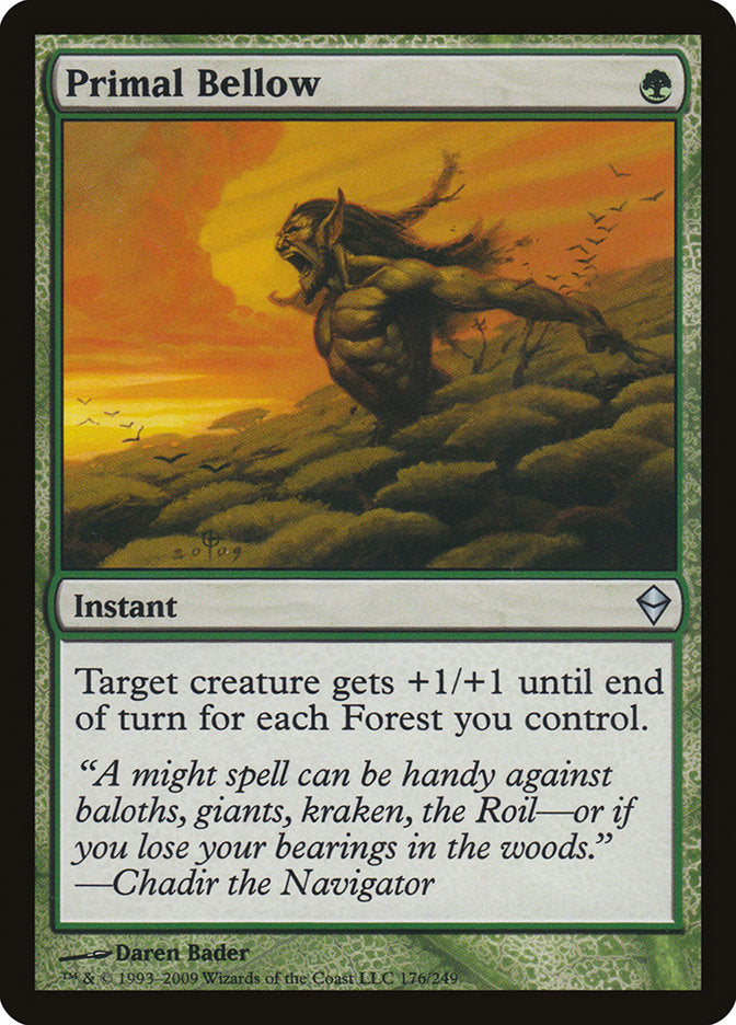 Primal Bellow [Zendikar] (ZEN 176)