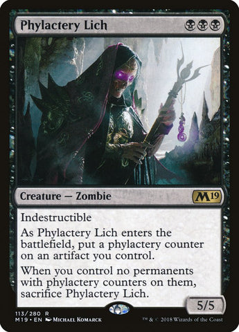 Phylactery Lich [Core Set 2019] (M19 113)
