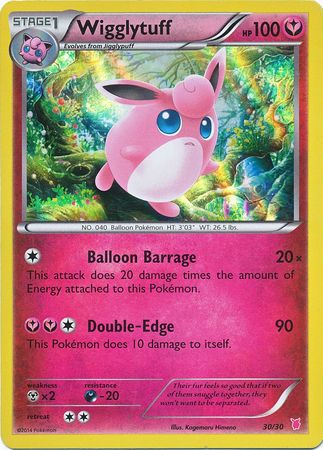 Wigglytuff (30/30) [XY: Trainer Kit - Bisharp & Wigglytuff]