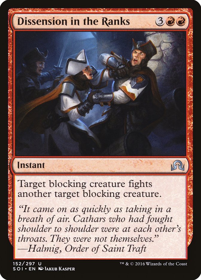 Dissension in the Ranks [Shadows over Innistrad] (SOI 152)