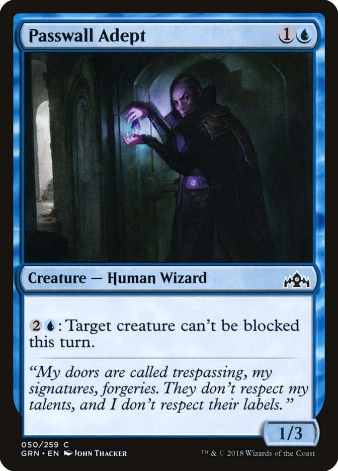 Passwall Adept [Guilds of Ravnica] (GRN 50)