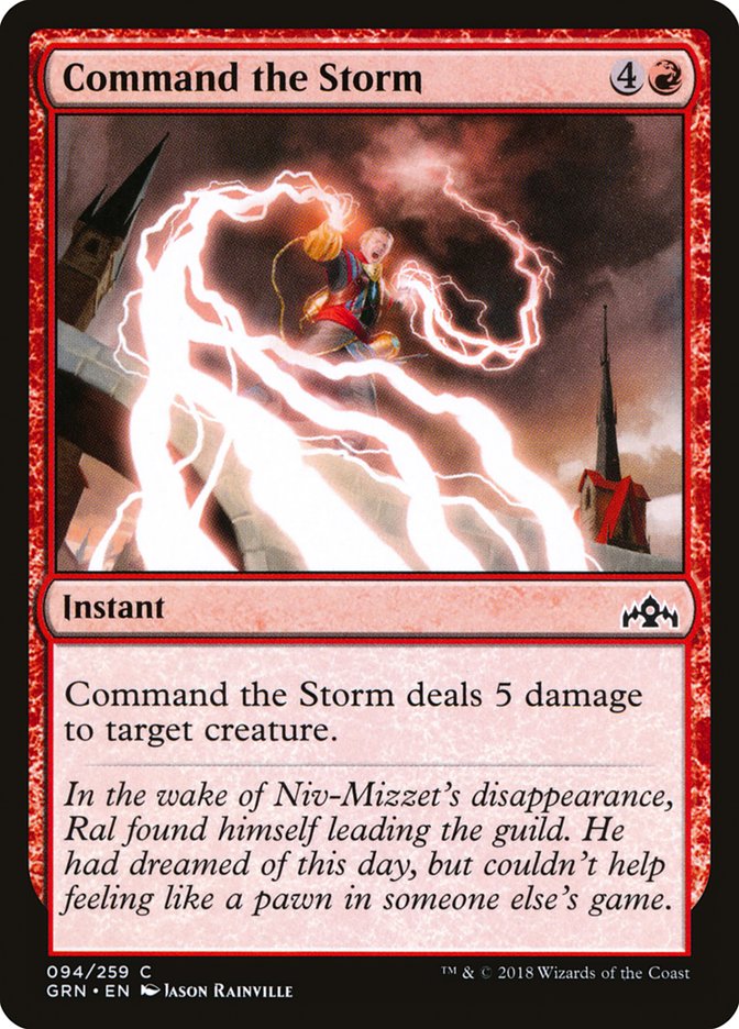 Command the Storm [Guilds of Ravnica] (GRN 94)