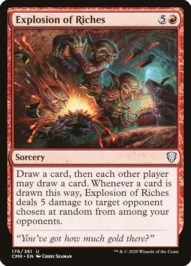 Explosion of Riches [Commander Legends] (CMR 176)