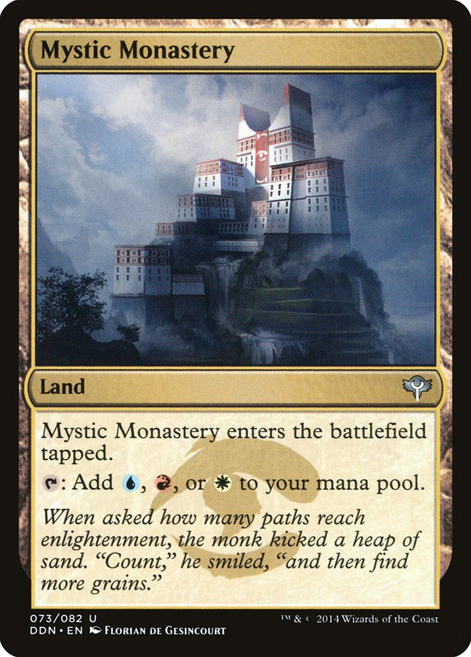 Mystic Monastery [Duel Decks: Speed vs. Cunning] (DDN 73)