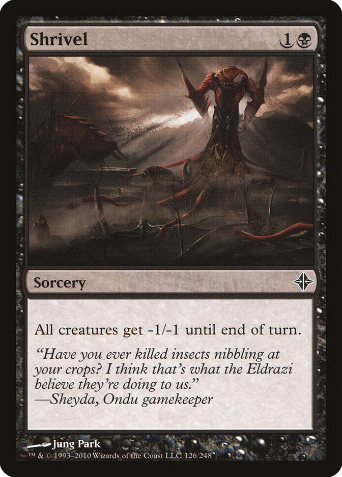 Shrivel [Rise of the Eldrazi] (ROE 126)
