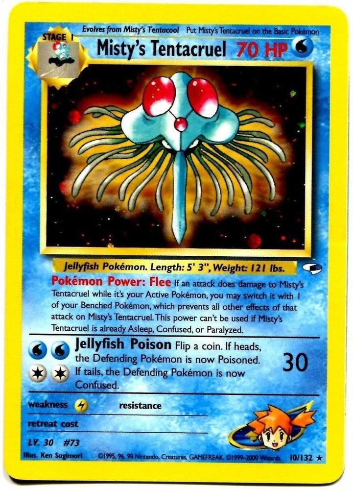 Misty's Tentacruel (10/132) [Gym Heroes]