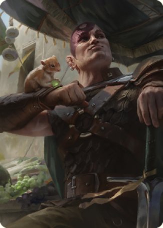 Minsc & Boo, Timeless Heroes Art Card [Commander Legends: Battle for Baldur's Gate Art Series]