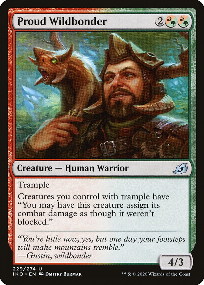Proud Wildbonder [Ikoria: Lair of Behemoths] (IKO 229)