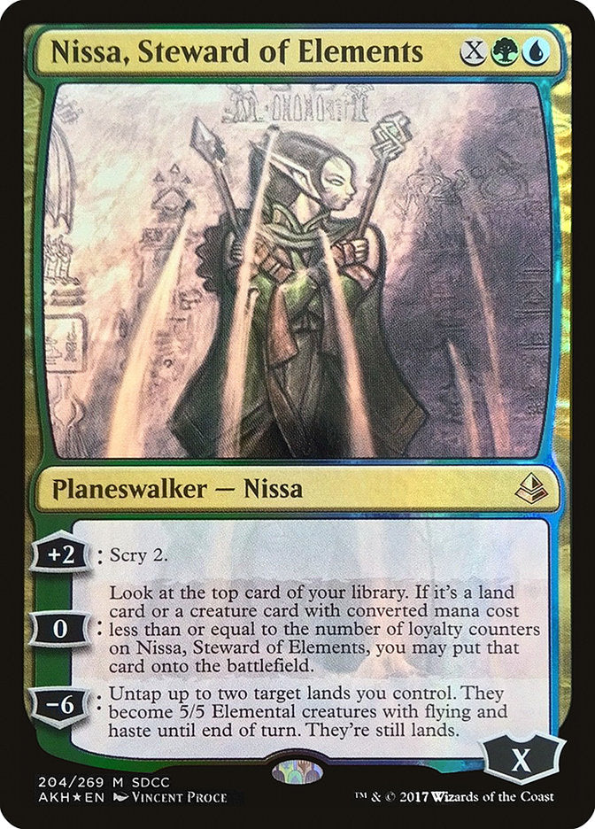 Nissa, Steward of Elements [San Diego Comic-Con 2017] (PS17 204)