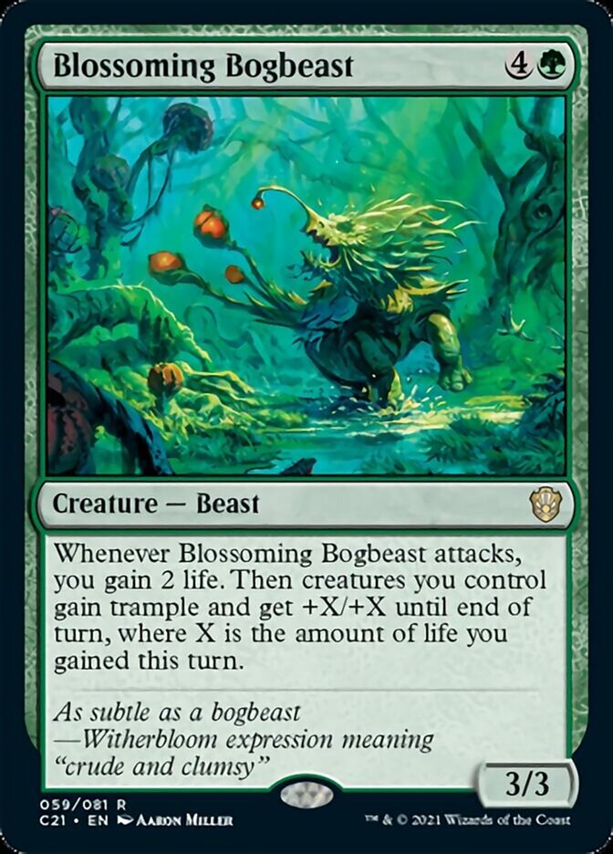 Blossoming Bogbeast [Commander 2021] (C21 59)