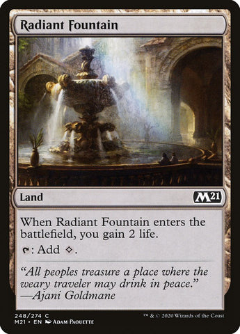 Radiant Fountain [Core Set 2021] (M21 248)