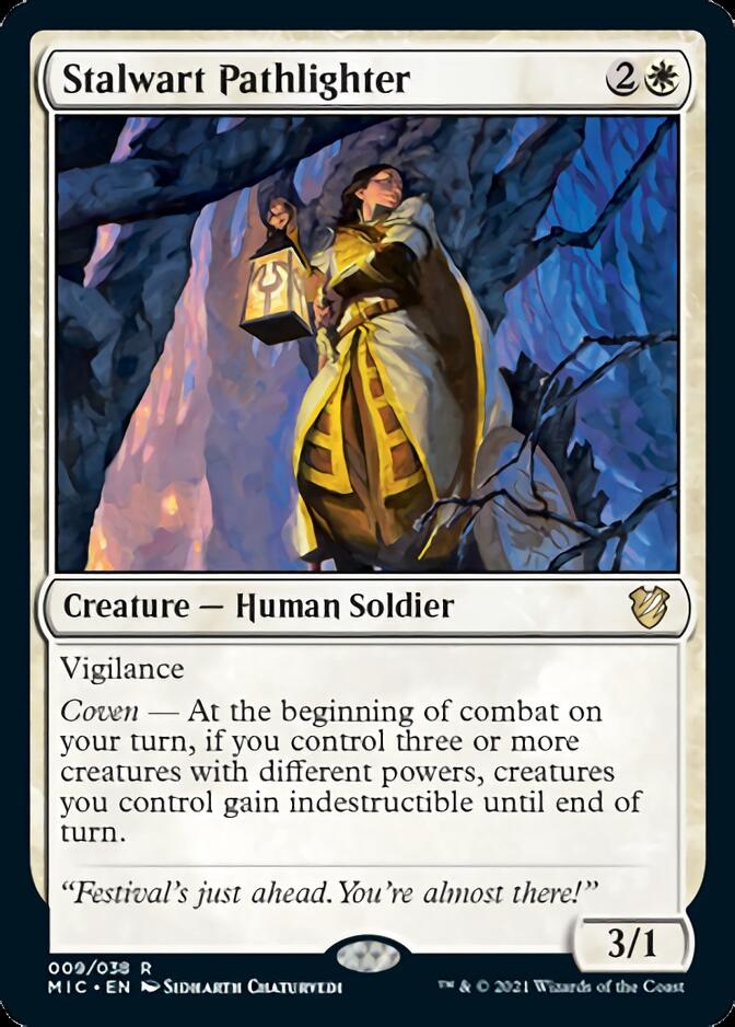 Stalwart Pathlighter [Innistrad: Midnight Hunt Commander] (MIC 9)