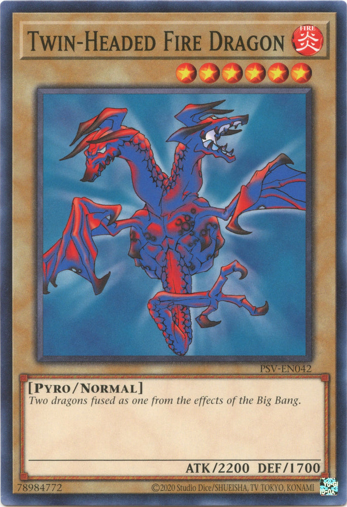 Twin-Headed Fire Dragon [PSV-EN042] Common