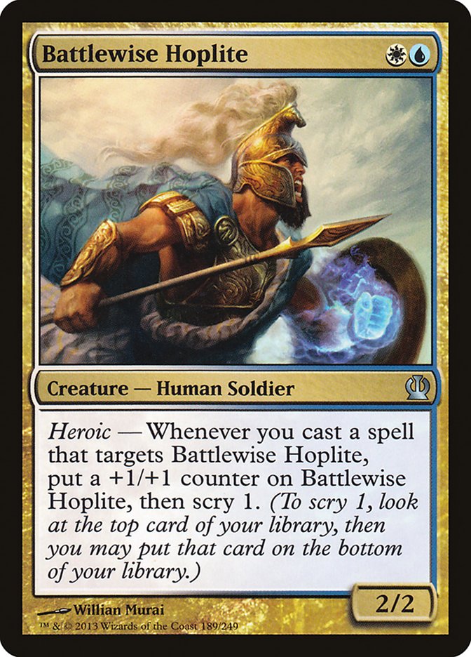Battlewise Hoplite [Theros] (THS 189)