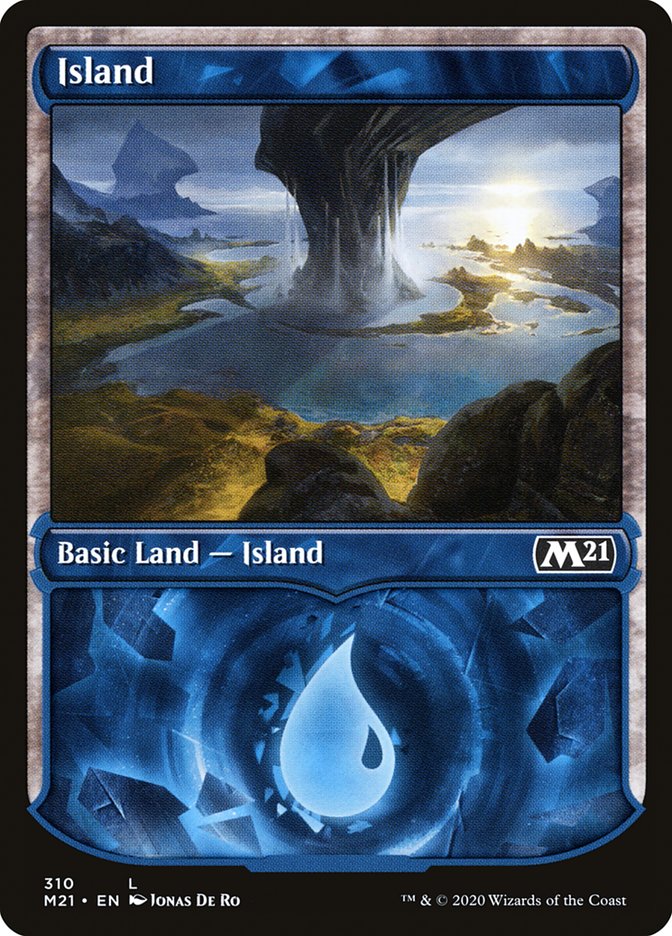 Island (#310) (Showcase) [Core Set 2021] (M21 310)