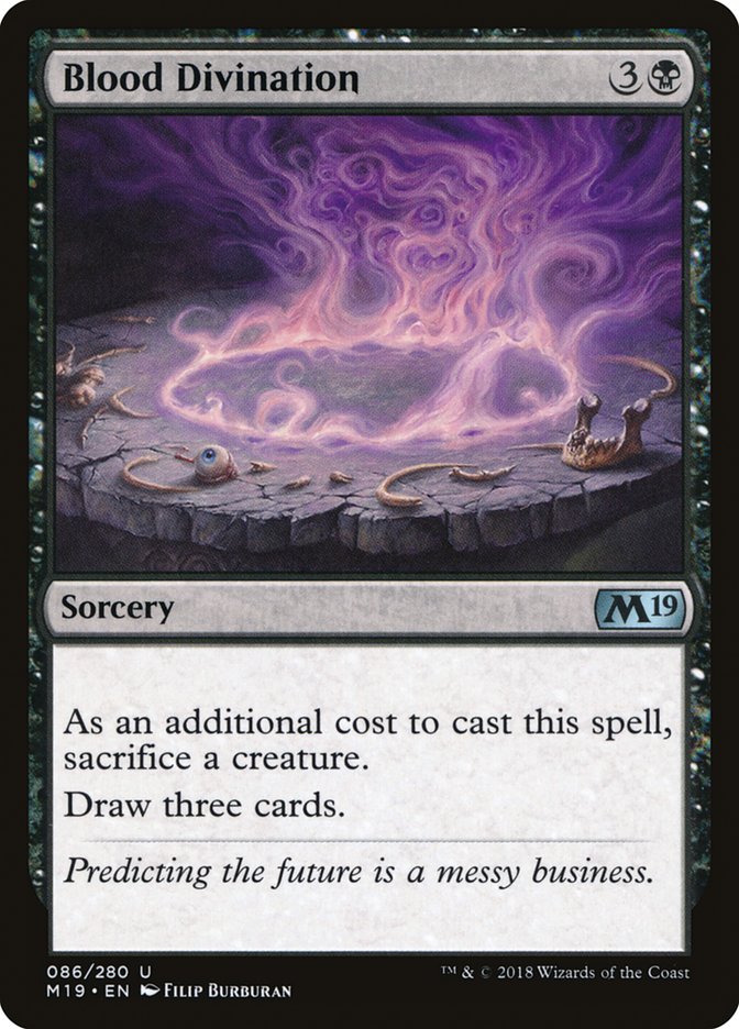 Blood Divination [Core Set 2019] (M19 86)