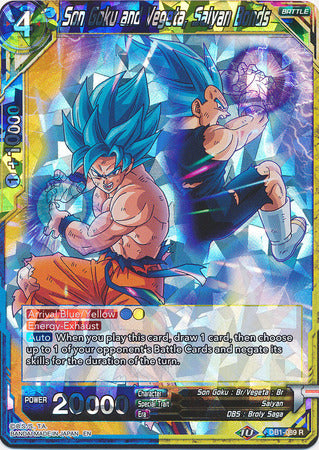 Son Goku and Vegeta, Saiyan Bonds [DB1-089]