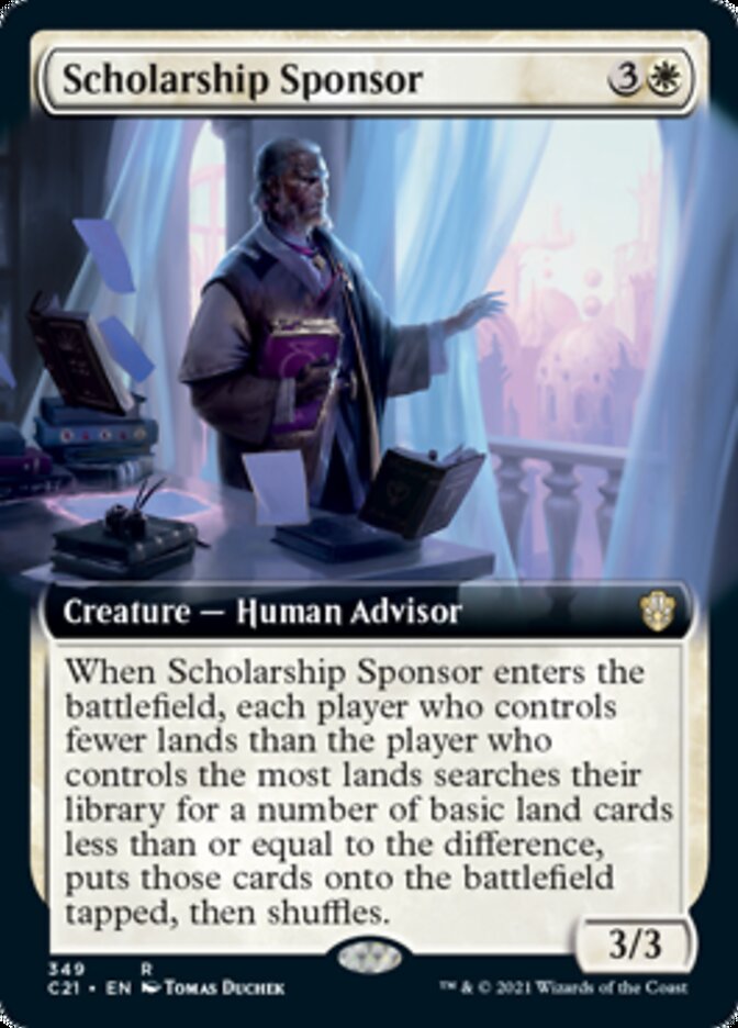 Scholarship Sponsor (Extended) [Commander 2021] (C21 349)