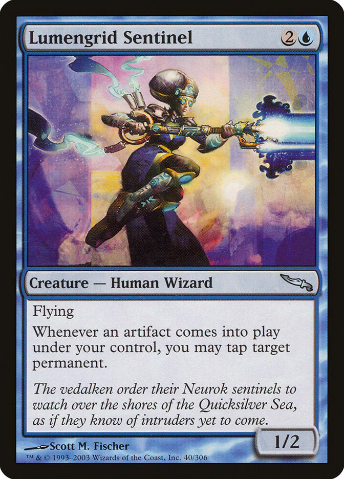 Lumengrid Sentinel [Mirrodin] (MRD 40)