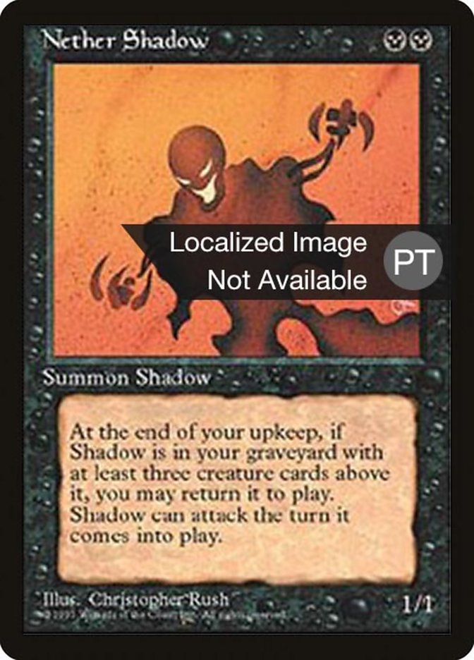 Nether Shadow [Fourth Edition Foreign Black Border] (4BB 149)