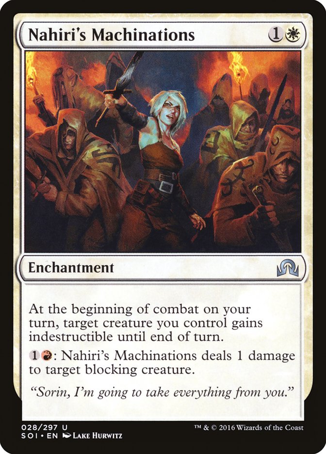 Nahiri's Machinations [Shadows over Innistrad] (SOI 28)
