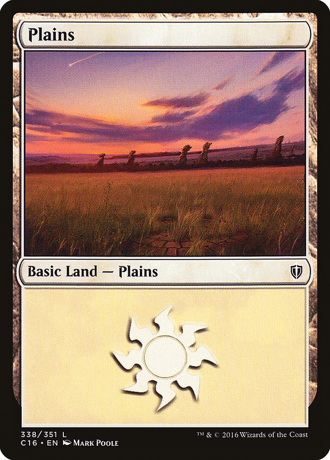 Plains (#338) [Commander 2016] (C16 338)