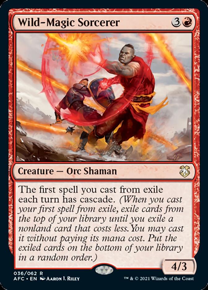 Wild-Magic Sorcerer [Dungeons & Dragons: Adventures in the Forgotten Realms Commander] (AFC 36)