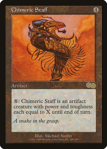 Chimeric Staff [Urza's Saga] (USG 288)