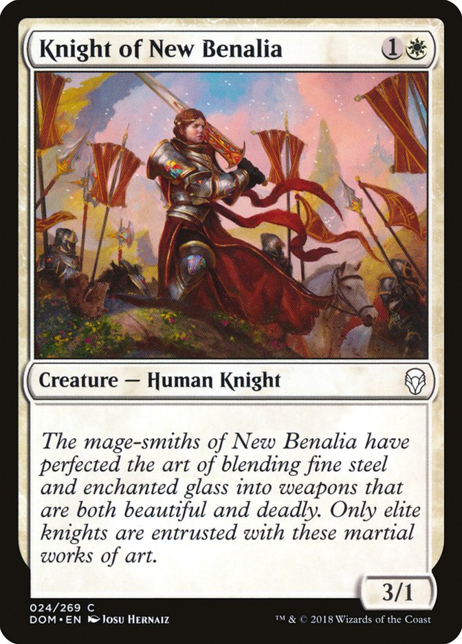 Knight of New Benalia [Dominaria] (DOM 24)