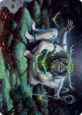Myojin of Towering Might Art Card [Kamigawa: Neon Dynasty Art Series] (ANEO 34)