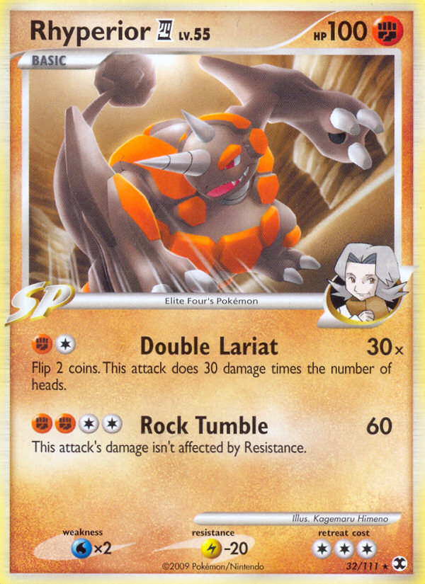 Rhyperior 4 (32/111) [Rising Rivals]