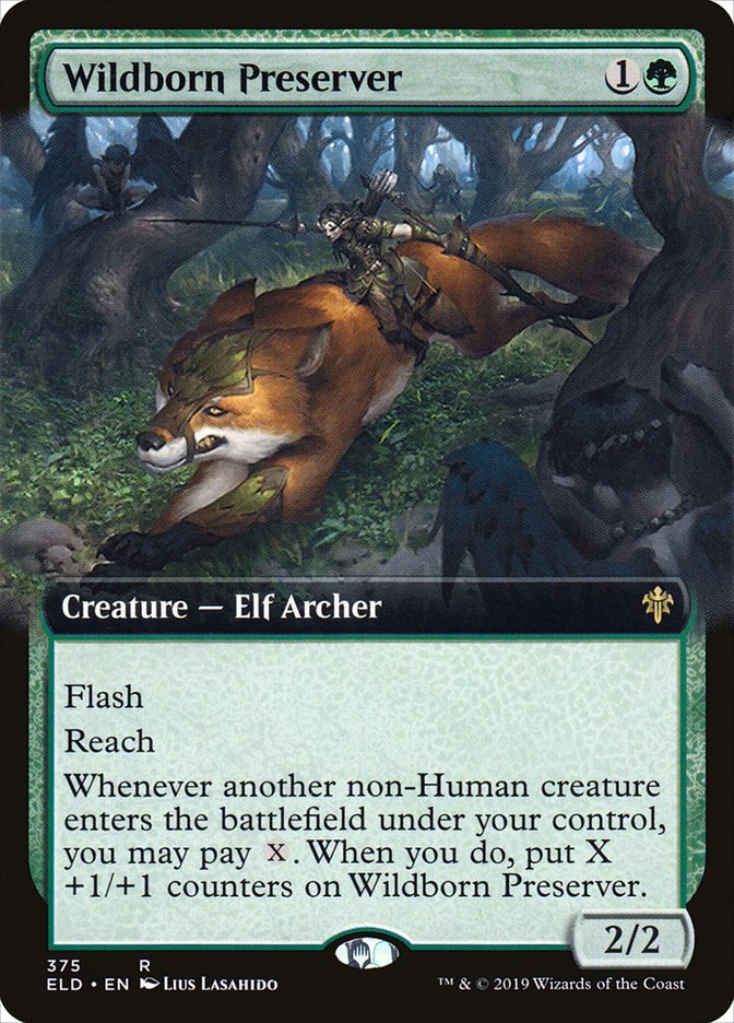 Wildborn Preserver (Extended Art) [Throne of Eldraine] (ELD 375)